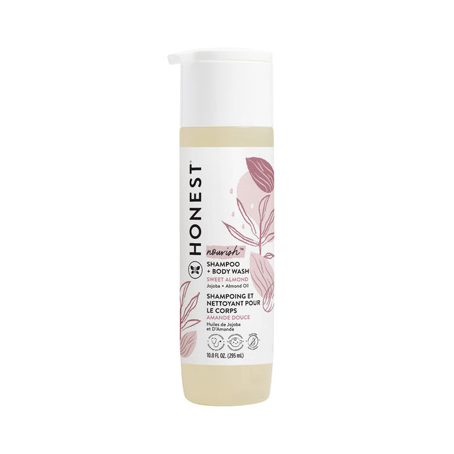 Honest Shampoo + Body Wash Sweet Almond 10 FL OZ. 295 ML