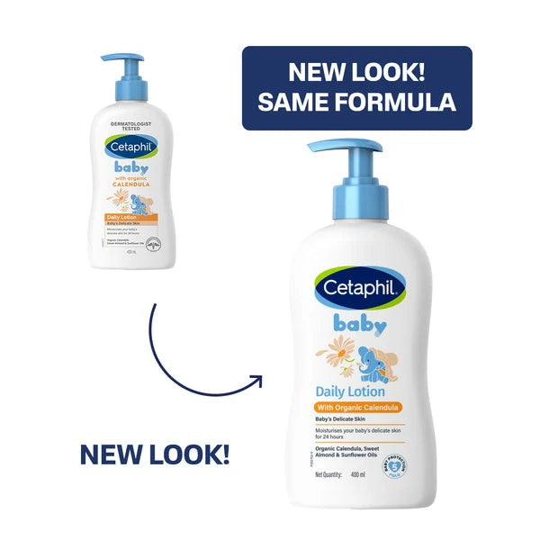 Cetaphil Baby Daily Lotion Organic Calendula 400ml