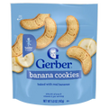 Gerber Banana Cookies Toddler Snacks 12+ months - 142g