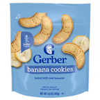 Gerber Banana Cookies Toddler Snacks 12+ months - 142g