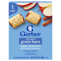 Gerber Apple Cinnamon Soft Baked Grain Bars for Toddlers 12 plus Months