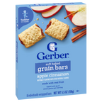 Gerber Apple Cinnamon Soft Baked Grain Bars for Toddlers 12 plus Months