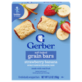 Gerber Strawberry Banana Soft Baked Grain Bars for Toddlers 12 plus Months