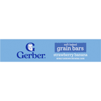 Gerber Strawberry Banana Soft Baked Grain Bars for Toddlers 12 plus Months