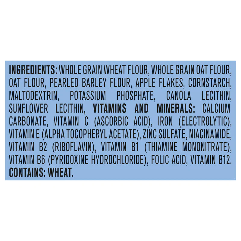 Gerber Multigrain Apple Oatmeal 2ND FOODS Sitter 6 Plus Months