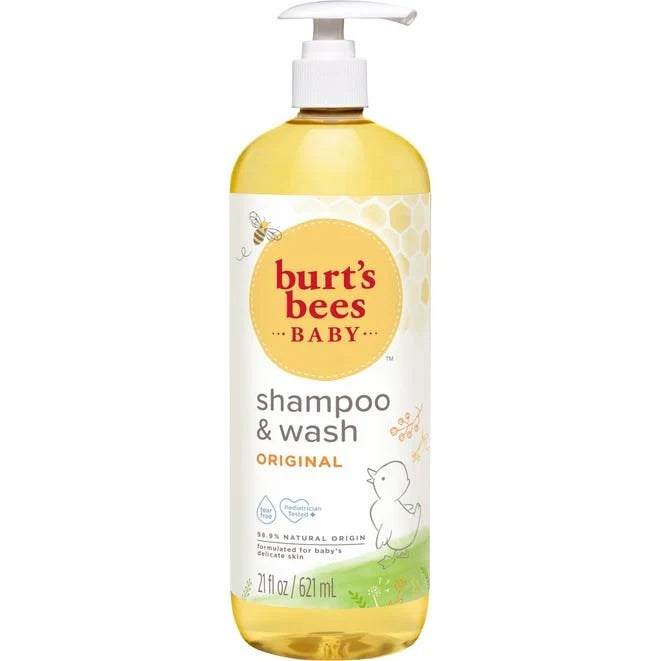 Burt's Bees Baby Original Shampoo & Wash 21 Fl OZ 621 ML