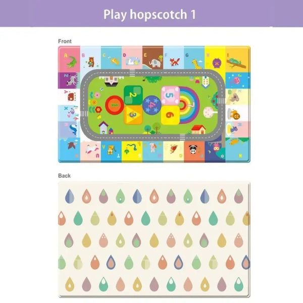 Dwinguler Large Playmat Hopscotch Reversible Baby Mat