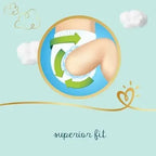 Pampers Premium Taped Diapers Size 4 9 to 14kg 54 Count Made in Saudi Arabia