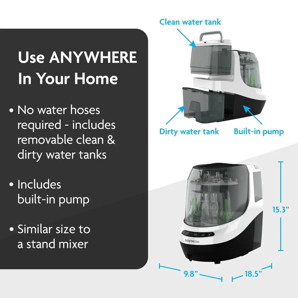 Baby Brezza Bottle Washer Pro All In One Washer Sterilizer Dryer