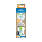 Dr Browns Natural Flow Anti Colic Options Plus Wide Neck Glass 270ml Bottle with Level 1 Slow Flow Nipple