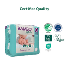 Bambo Nature Premium Baby Diapers Size 0 Xxs 1 to 3 kg 24 Count