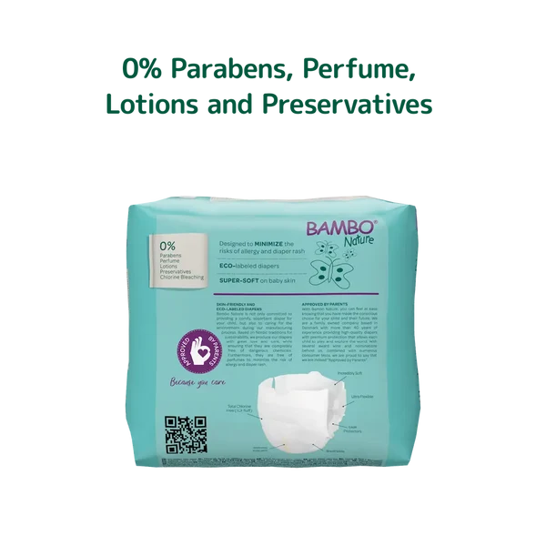 Bambo Nature Premium Baby Diapers Size 0 Xxs 1 to 3 kg 24 Count