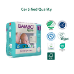 Bambo Nature Baby Diapers Size 1 Xs 2 to 4 kg 22 Count