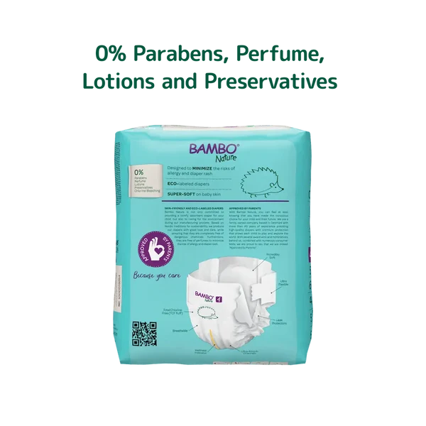 Bambo Nature Diapers Size 4 Large 7 to 14kg 24 Count