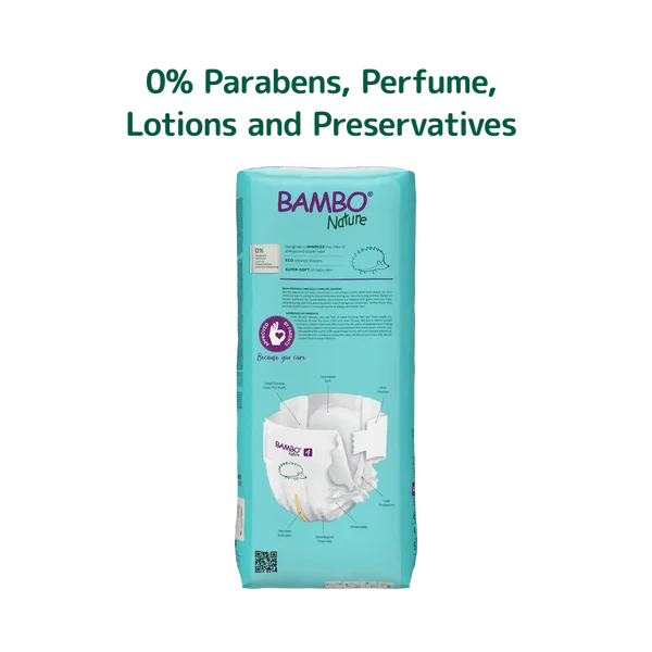 Bambo Nature Diapers Size 4 Large 7 to 14 kg 48 Count
