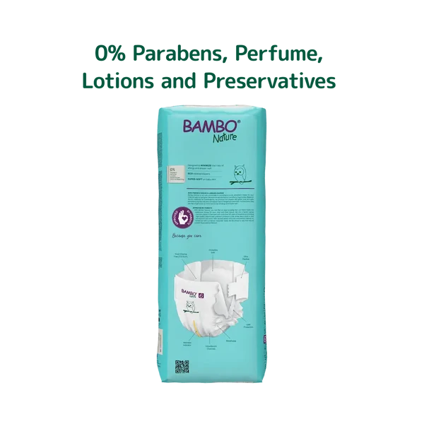 Bambo Nature Diapers Size 6 Xxl 16kg Plus 40 Count