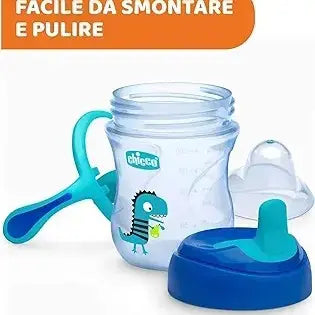 Chicco Training Cup With Semi Soft Spout 200 ml Colour and Print May Vary