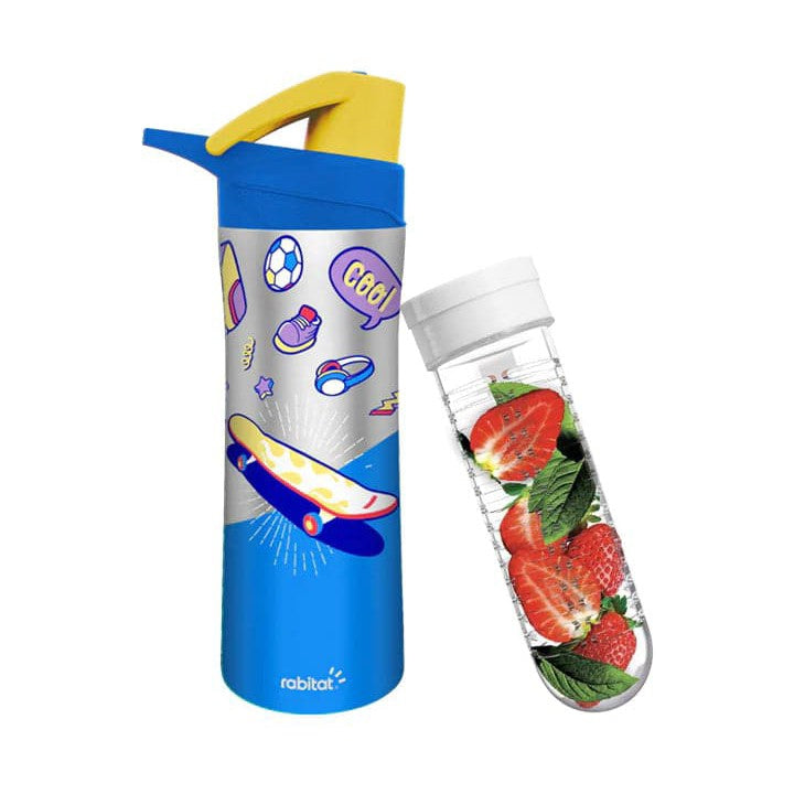 Rabitat Mad Eye Nutrilock Insulated Steel Bottle Red 550ml