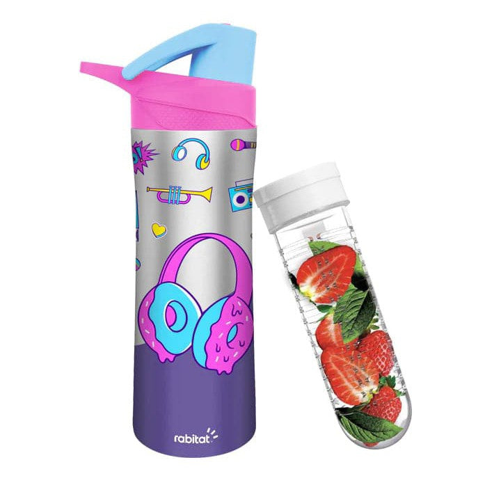 Rabitat Mad Eye Nutrilock Insulated Steel Bottle Red 550ml