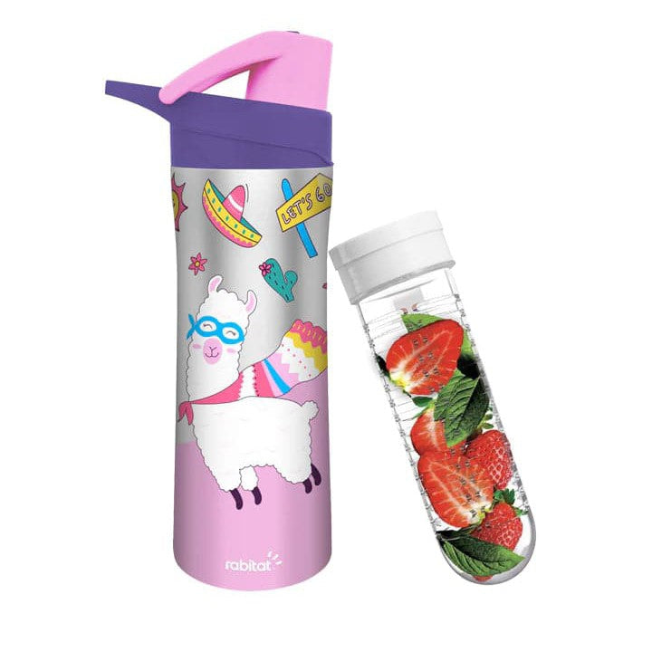 Rabitat Mad Eye Nutrilock Insulated Steel Bottle Red 550ml