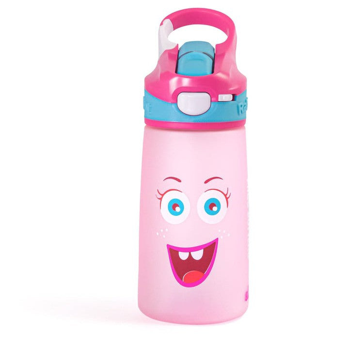 Rabitat Snap Lock Sipper Bottle 410ml Ye Blue Sparky Plastic