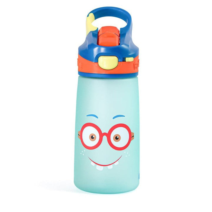Rabitat Snap Lock Sipper Bottle 410ml Ye Blue Sparky Plastic