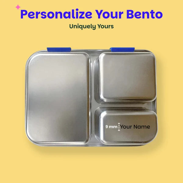 Basil Bento Neo Steel Lunch Box 3 Compartment