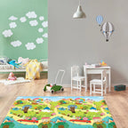 Dwinguler Large Playmat Sweet Home Reversible Baby Mat