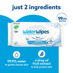 WaterWipes Original Baby Wipes 60 Count Newborn & Sensitive Skin