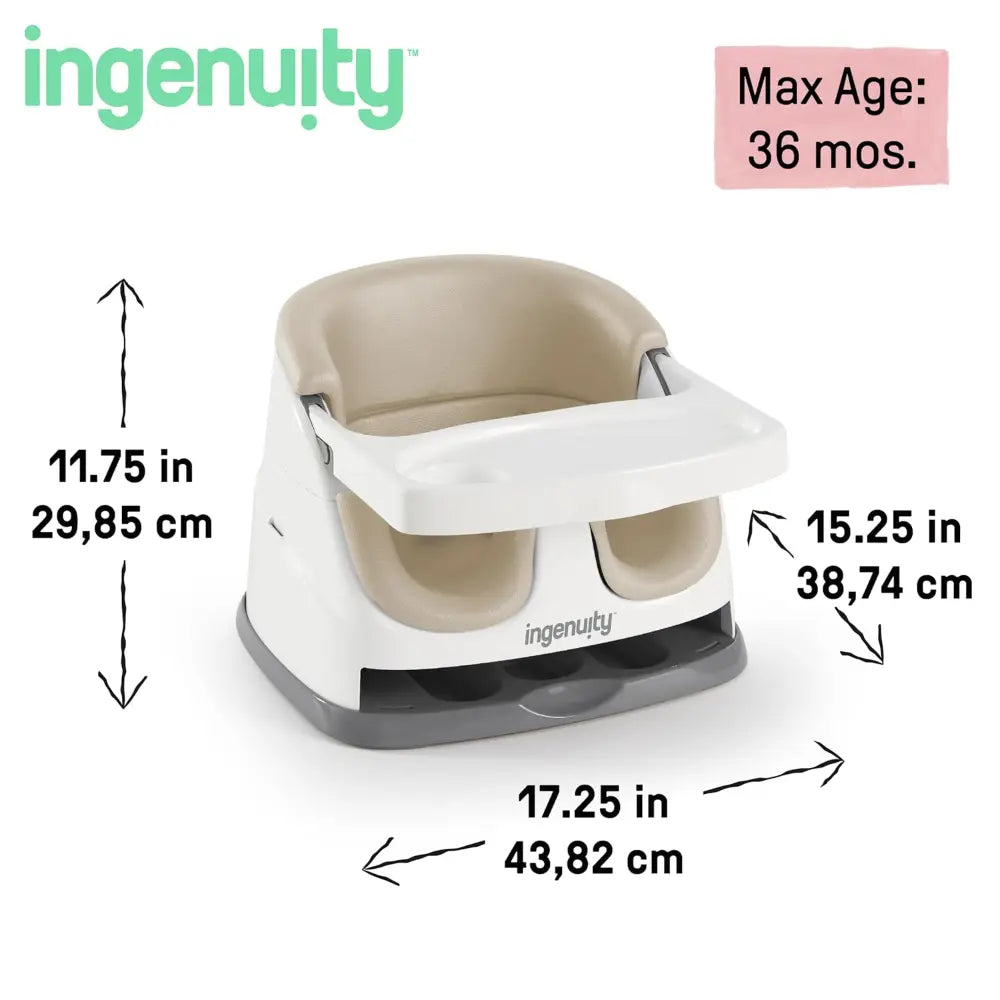 Ingenuity 2-in-1 Baby Booster Seat Cashmere
