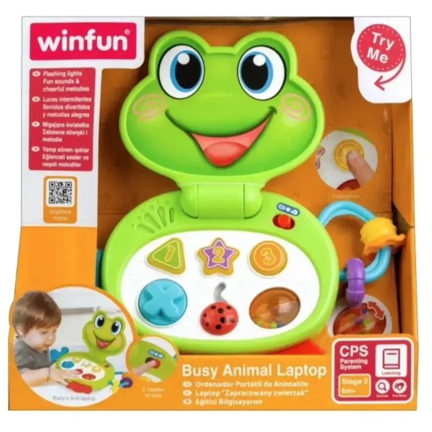 Winfun Busy Animal Laptop Froggy