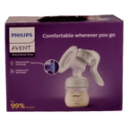 Philips Avent BPA Free Comfort Manual Breast Pump, soft petal shape massage cush