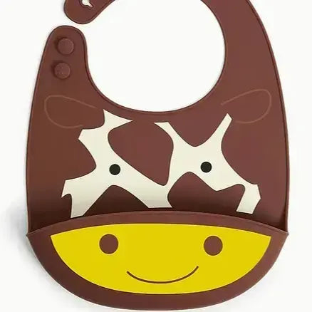 Skip Hop Zoo Fold & Go Silicone Bib (Giraffe) 9l415410