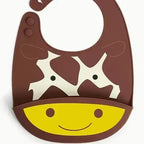 Skip Hop Zoo Fold & Go Silicone Bib (Giraffe) 9l415410