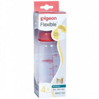 Pigeon Flexible Plastic Bottle Baby Nursing Feeding Bottle Kpp Nipple M for Plus Month Babies Bpa Free200ml 6oz