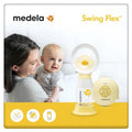 Swing Flex 2 Phase electric breast pump for Breast Feeding Mothers Easy to use on battery or adapter