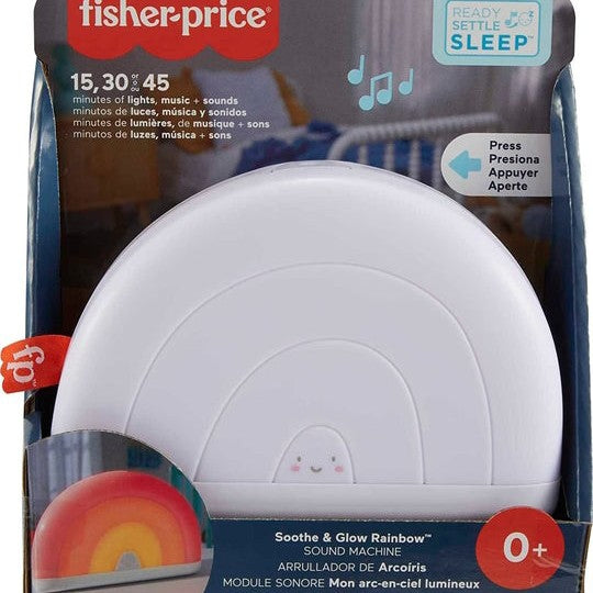Fisher Price Soothe and Glow Rainbow Sound Machine With Music And Lights 0 plus Month