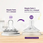 Avent Nipples Natural Response 6months plus 5 Drop Pack of 2