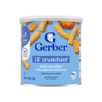 Gerber Lil’ Crunchies® Mild Cheddar snacks for baby Crawler 8+ months