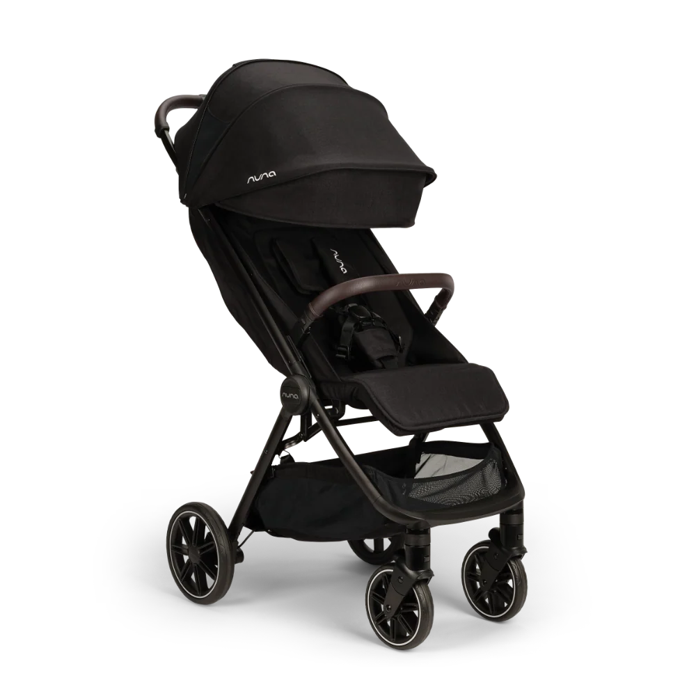 Nuna TRVL Lx Lightweight Luxury Travel Stroller Caviar