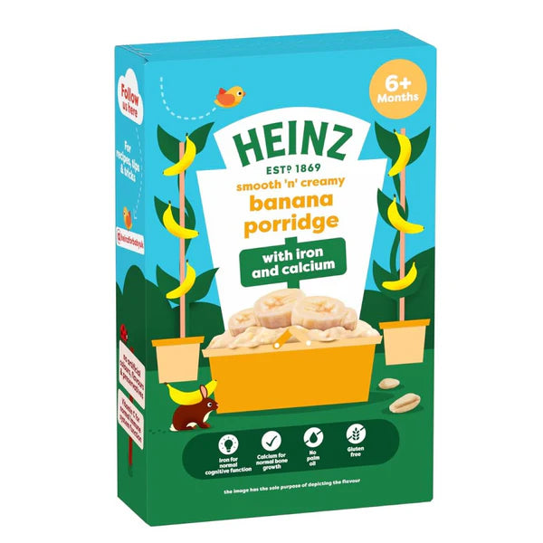 Heinz Banana Porridge Baby Food 6 Months Plus 125g