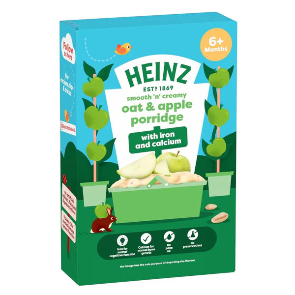 Heinz Oat & Apple Porridge 6 plus Months 125g