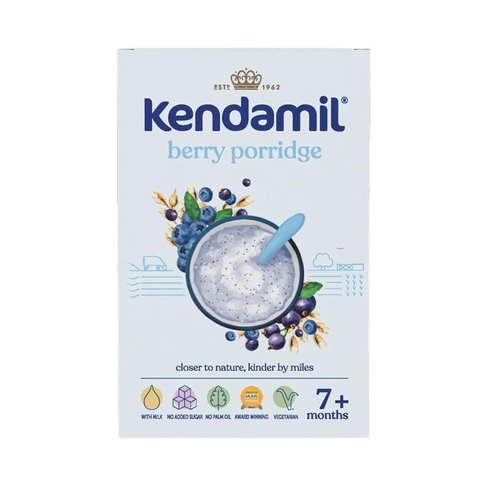 Kendamil Baby Cereal Berry Porridge 7 Plus Months 150g