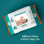 Buddsbuddy Baby Skincare Wet Wipes Light fragranced 72 Sheets Pack of 1