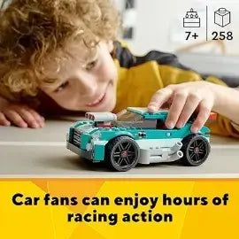 LEGO Creator 3in1 Street Racer 31127 Building Kit 7 + Years (258 Pcs)