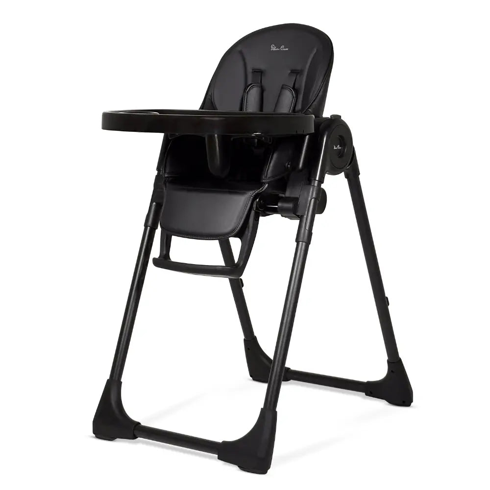 Silver Cross Gourmet High Chair 5 Position Recline Black