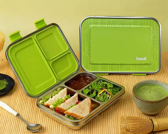 Basil Bento Neo 3 Compartment easy open-close Lunchbox -  1000 Ml