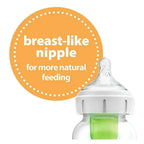 Dr Browns Options plus Wide Neck Baby Bottle Nipple Level2 3 to 6 Months Pack of 2