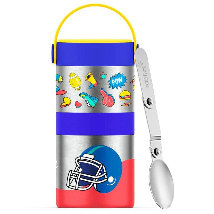 Rabitat Meal mate Insulated Lunch Flask With Add On Steel Container 700 Ml