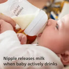 Philips Avent Natural Feeling Baby Bottle 240ml Glass with 1m plus teat